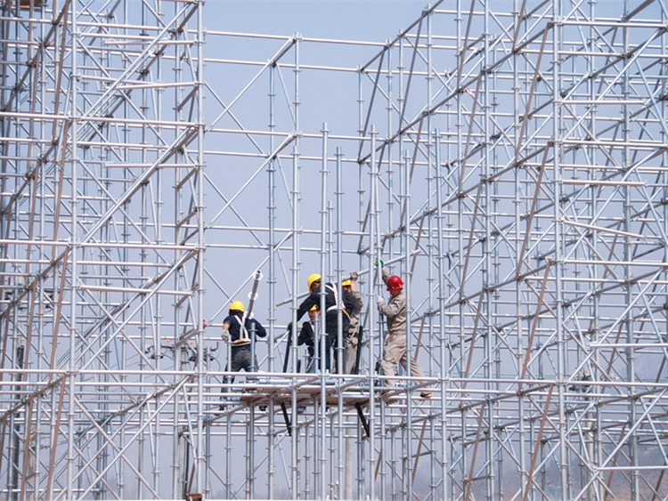 Ringlock scaffolding